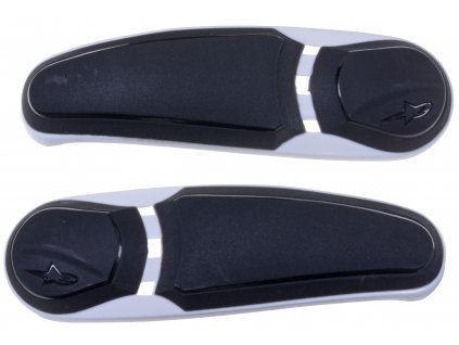 Slidery špičky pro boty SMX PLUS verze do roku 2012, ALPINESTARS (černé/bílé, pár)