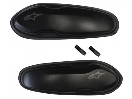 slidery špičky pro boty Supertech R/SMX PLUS/SMX-6/SMX S a SMX-1 R, ALPINESTARS (černé, plast, pár)