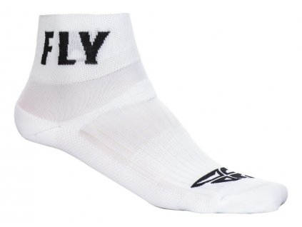 ponožky SHORTY, FLY RACING - USA (bílá)