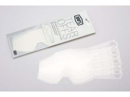 strhávací slídy plexi LAMINOVANÉ pro brýle RACECRAFT/ACCURI/STRATA, 100% (2X7 vrstev v balení, čiré)