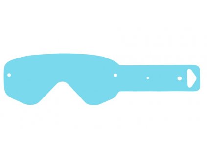 Strhávací slídy plexi pro brýle SCOTT řady 80/RECOIL/Xi, Q-TECH (50 vrstev v balení, čiré)