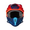 Moto přilba JUST1 J18 VERTIGO matná modro/bílo/fluo oranžová
