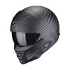 Moto přilba SCORPION EXO-COMBAT II MILES matná černo/stříbrná