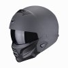 Moto přilba SCORPION EXO-COMBAT II GRAPHITE tmavě šedá