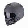 Moto přilba SCORPION EXO-COMBAT II SOLID graphite tmavě šedá