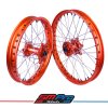 orange hubs orange rims black nipples 1
