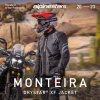 bunda MONTEIRA DRYSTAR XF, ALPINESTARS (šedo zelená/černá/modrá) 2025