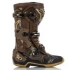 Boty TECH 10 limitovaná edice SQUAD, ALPINESTARS (tmavě hnědá/zlatá/černá) 2023