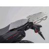 installed altrider luggage rack system for the honda crf1100l africa twin silver