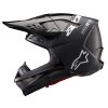 Přilba SUPERTECH S-M10 FLOOD, ALPINESTARS (černá/tmavě šedá) 2024