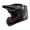 Přilba SUPERTECH S-M10 FLOOD, ALPINESTARS (černá/tmavě šedá) 2024