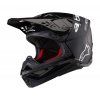 přilba SUPERTECH S-M10 FLOOD, ALPINESTARS (černá/tmavě šedá matná) 2026