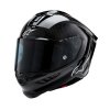 přilba SUPERTECH R-10 SOLID, ALPINESTARS (lesklý karbon/matný karbon) 2024