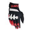 rukavice HALO, ALPINESTARS (černá/bílá/červená)