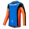 dres TECHSTAR MELT, ALPINESTARS (oranžová/modrá)