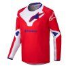 dres RACER VEIL, ALPINESTARS, dětský (červená/bílá)