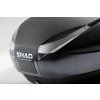 Vrchní kufr na motorku SHAD SH48 D0B48306R Tmavě šedý s opěrkou, karbonový kryt a zámek PREMIUM SMART