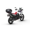 Vrchní kufr na motorku SHAD SH48 D0B48306R Tmavě šedý s opěrkou, karbonový kryt a zámek PREMIUM SMART