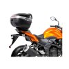 Vrchní kufr na motorku s barevným krytem SHAD SH37 modrá