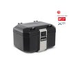 Kompletní sada černých hliníkových kufrů SHAD TERRA BLACK , 48L topcase   36L/47L boční kufry, včetně montážní sady a plotny SHAD BENELLI TRK 502X