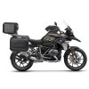 Kompletní sada černých hliníkových kufrů SHAD TERRA BLACK , 48L topcase   36L/47L boční kufry, včetně montážní sady a plotny SHAD R 1200 GS Adventure/ R 1250 GS Adventure