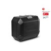 Kompletní sada černých hliníkových kufrů SHAD TERRA BLACK , 37L topcase 36L/47L boční kufry, včetně montážní sady a plotny SHAD CFmoto 800MT