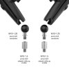 kompletní sestava zrcátek Tough-Mirror (pro závit M10x1,25 a M10x1,5) , RAM Mounts