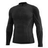 funkční triko s dlouhým rukávem ke krku zip K-THERMO, chlapecké TECSO (černá)