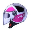 Otevřená helma Caberg Riviera V4X Alpha white/fuchsia/black