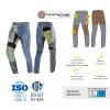 Pánské kalhoty Trilobite Parado doublelayer AAA regular fit black level 2 (Zkrácené)