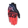 rukavice REEF V2 MM93 kolekce, ALPINESTARS (červená fluo/černá/modrá/bílá) 2026
