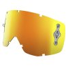 lens HUSTLE/TYRANT/SPLIT MX SGL WORKS yellow chrome afc