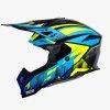 JUST1 přilba J39 revo blue/fluo yellow/black