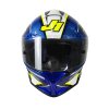 JUST1 přilba J-GPR BALDASSARI REPLICA blue/fluo yellow/carbon