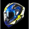 JUST1 přilba J-GPR BALDASSARI REPLICA blue/fluo yellow/carbon