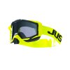 JUST1 brýle IRIS 2.0 logo yellow fluo/black mirror silver lens