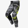 JUST1 kalhoty J-FLEX 2.0 - JUNGLE grey/yellow fluo