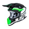 JUST1 přilba J18F hexa fluo green/black white