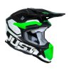JUST1 přilba J18F hexa fluo green/black white