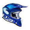 JUST1 přilba J18F hexa white/blue