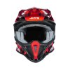 JUST1 přilba J18F hexa white/fluo red black