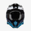 JUST1 přilba J22F YOUTH fluid blue/black