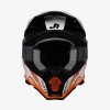 JUST1 přilba J22F YOUTH fluid orange/white