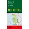 Albánie - mapa
