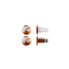 zátka (koncovka) řidítek oranž