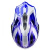 Moto přilba JUST1 J12 FLAME modrá
