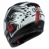 Moto přilba ASTONE GT2 PREDATOR černo/bílá