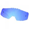 Sklo do brýlí JUST1 IRIS a VITRO zrcadlové modré