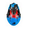 Moto přilba JUST1 J38 MASK modro/červeno/černá