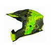 Moto přilba JUST1 J38 MASK matná neonově žluto/černo/zelená